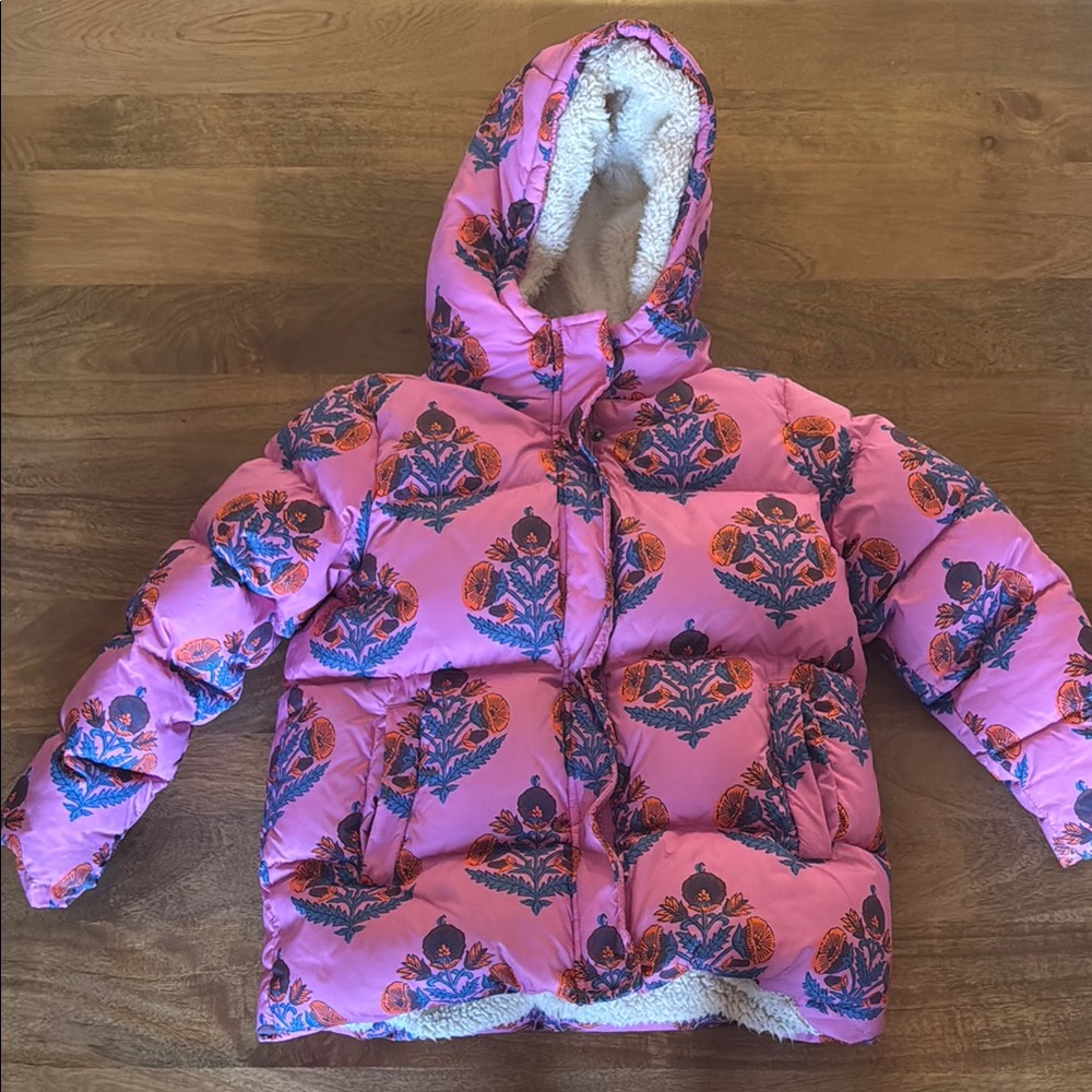 Pink Floral Kids Jacket